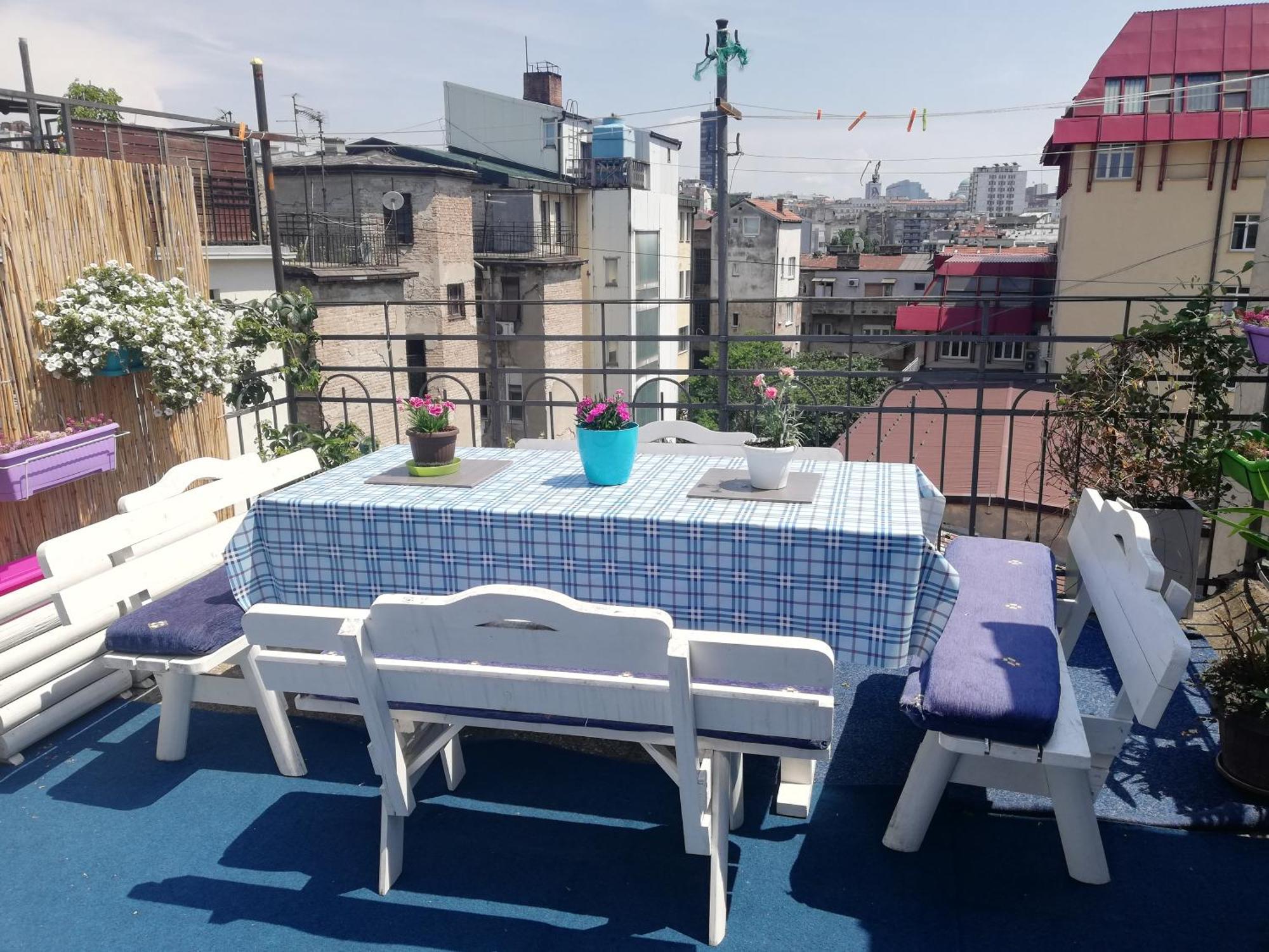 Hostel Inn Downtown Belgrad Exterior foto